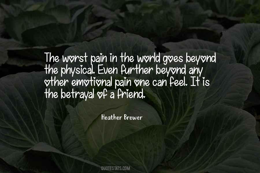 Emotional Physical Pain Quotes #1307359
