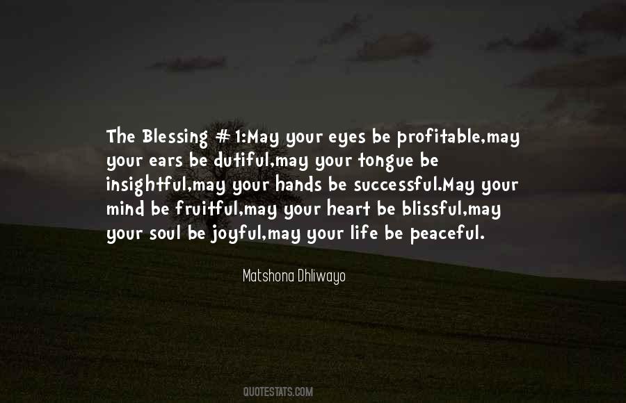 Your Blessing Quotes #614128