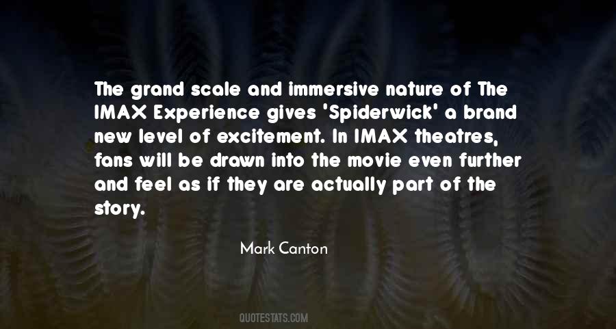 Quotes About Imax #770674