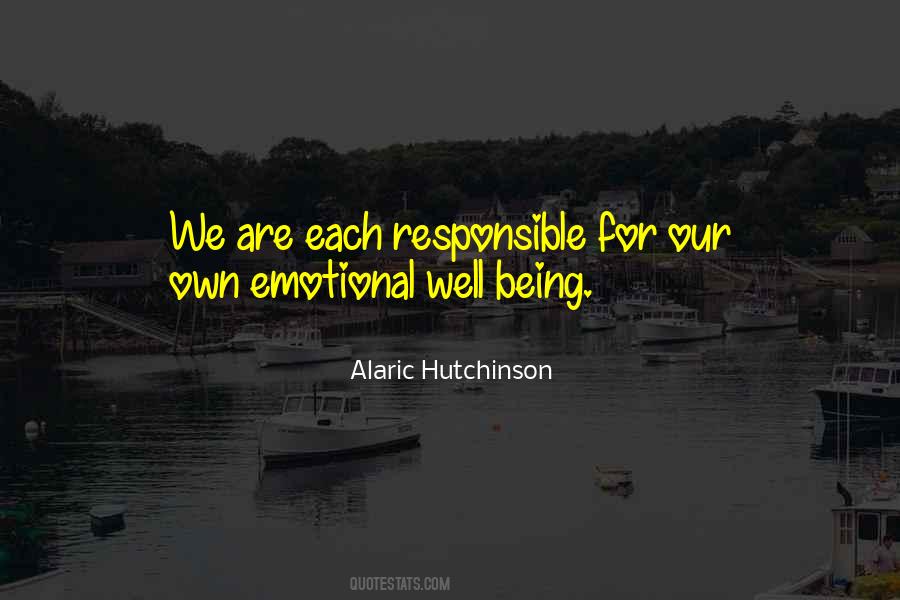 Emotional Well Being Quotes #1424830