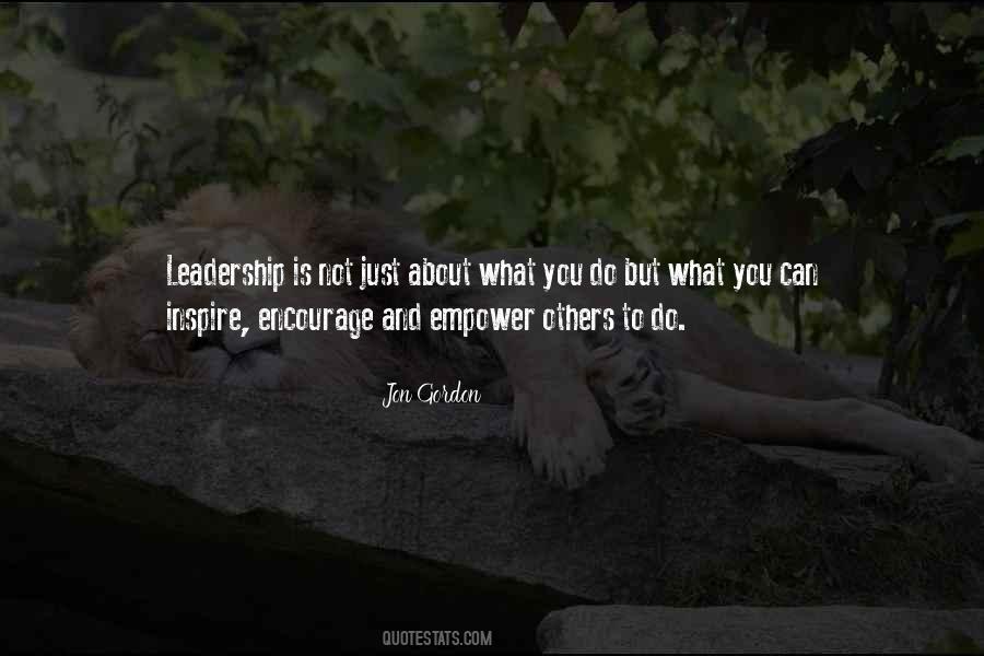 Inspire Leadership Quotes #1270416