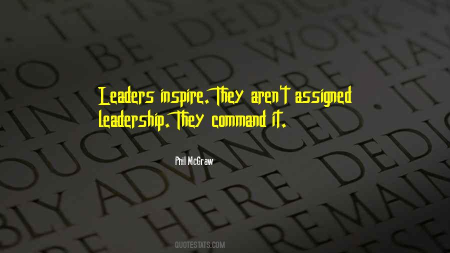 Inspire Leadership Quotes #1416601