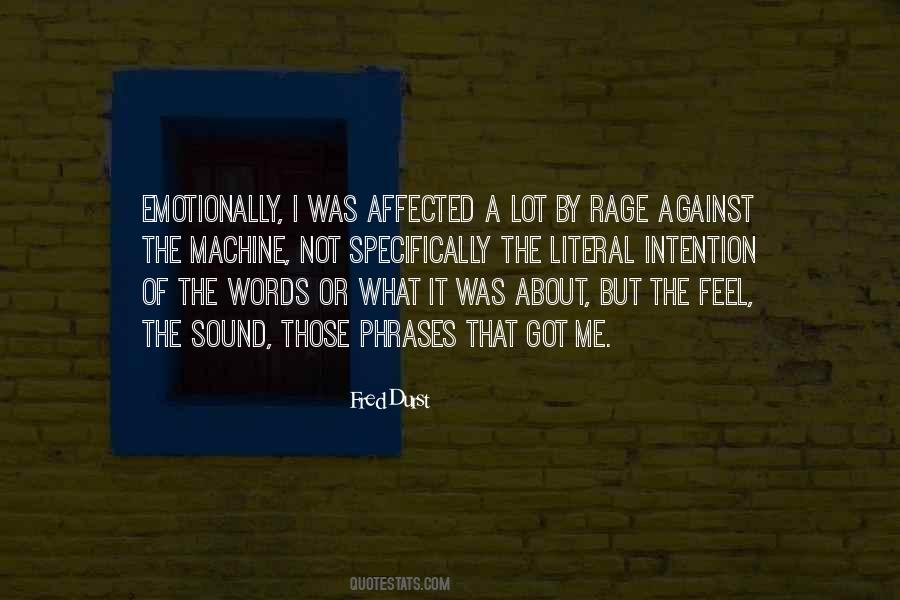 Emotionally Affected Quotes #294324