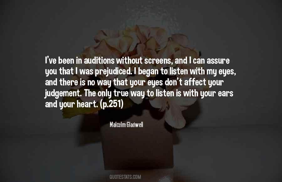 I Listen To My Heart Quotes #570463