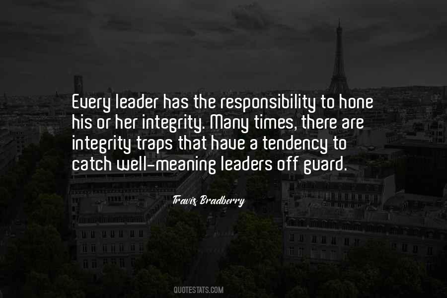 Integrity Leader Quotes #1374986