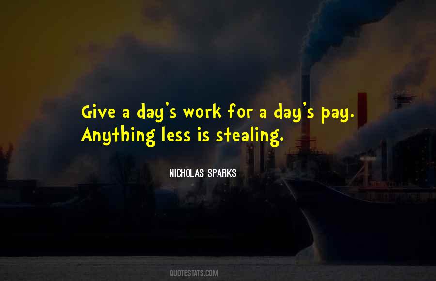 Quotes About Work Pay #183839