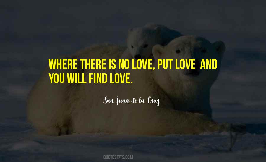 Where There Is No Love Quotes #1070864