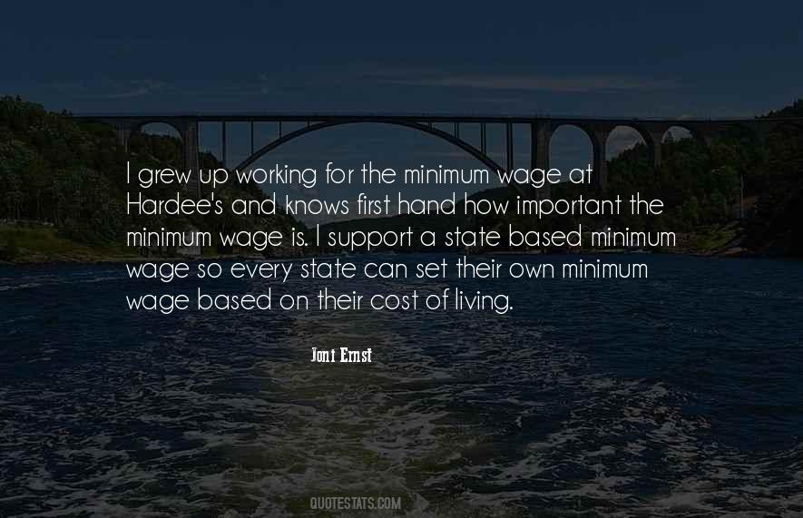 Quotes About The Living Wage #1421805