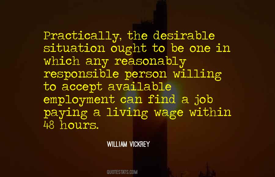 Quotes About The Living Wage #1481554