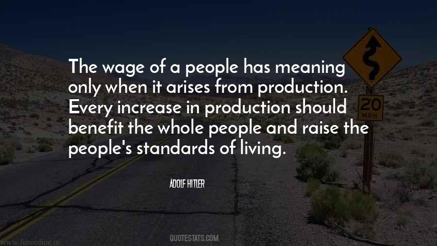 Quotes About The Living Wage #854051