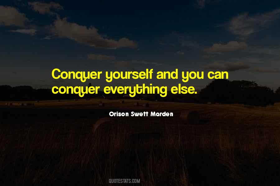 Conquer Yourself Quotes #295608