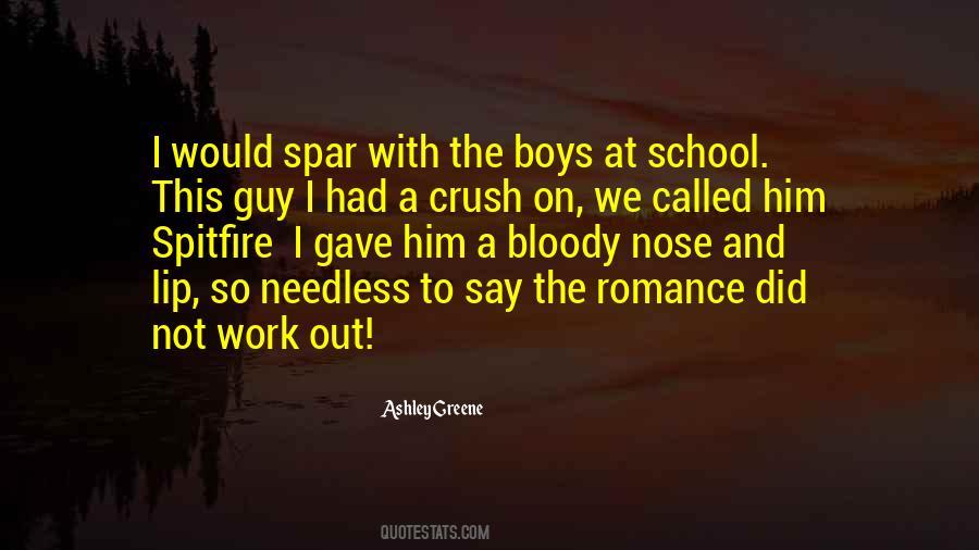School Crush Quotes #1368635