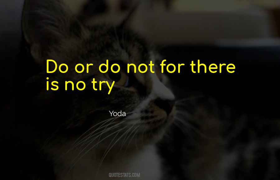 There Is No Try Yoda Quotes #660207