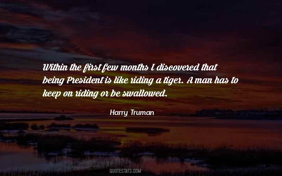 Riding A Tiger Quotes #1654391