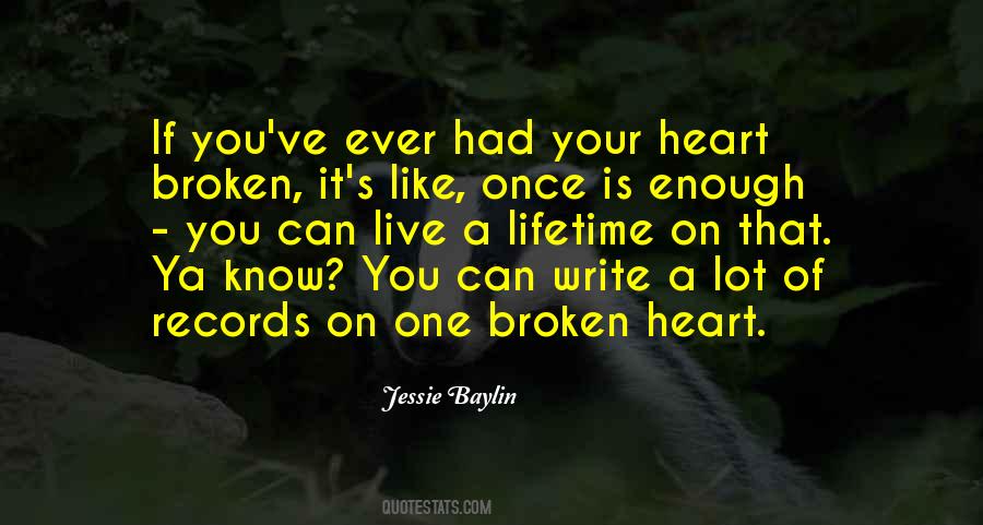 Your Heart Is Broken Quotes #809481