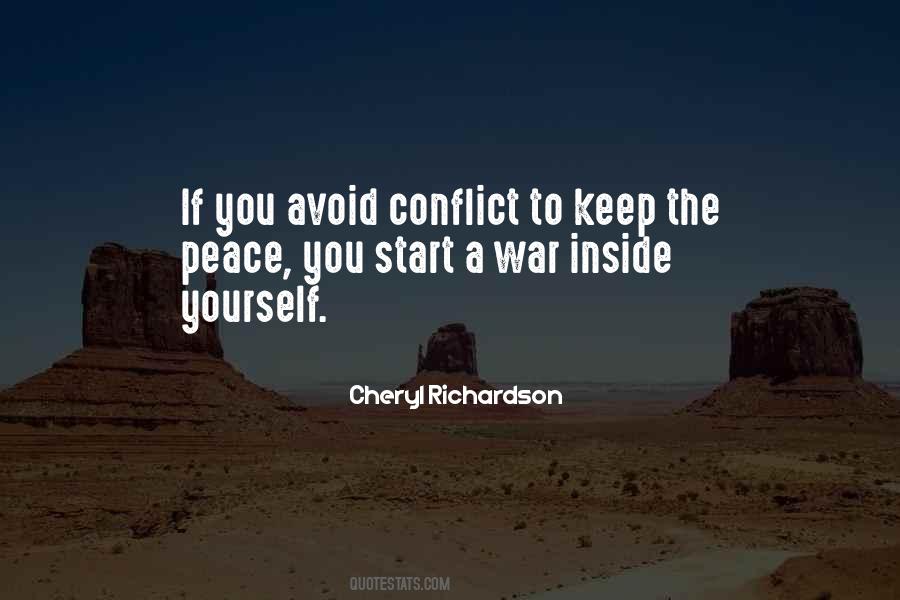 Avoid Conflict Quotes #1753462