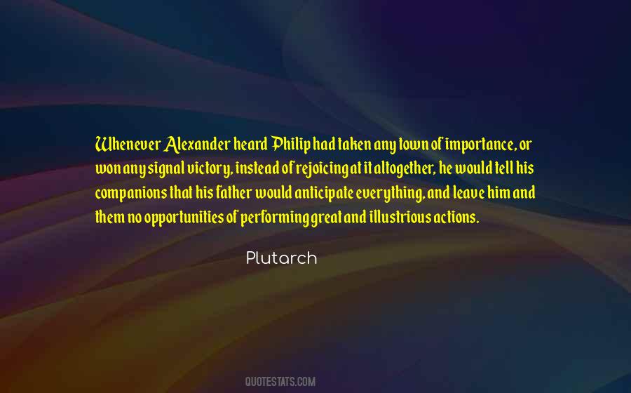Great Alexander Quotes #439373