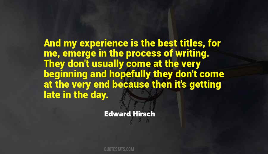 My Best Experience Quotes #1611150