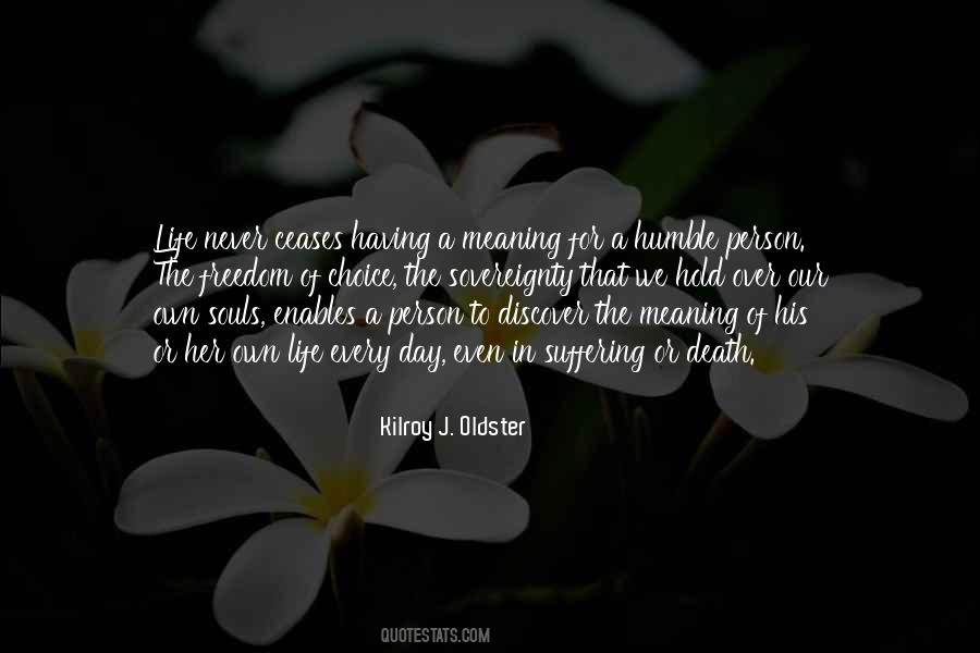 Meaning In Suffering Quotes #1159778