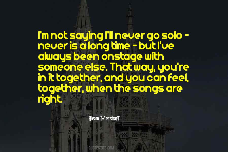 Songs Go In Quotes #1230294