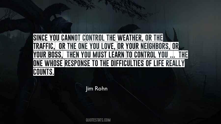 Control Your Response Quotes #524468