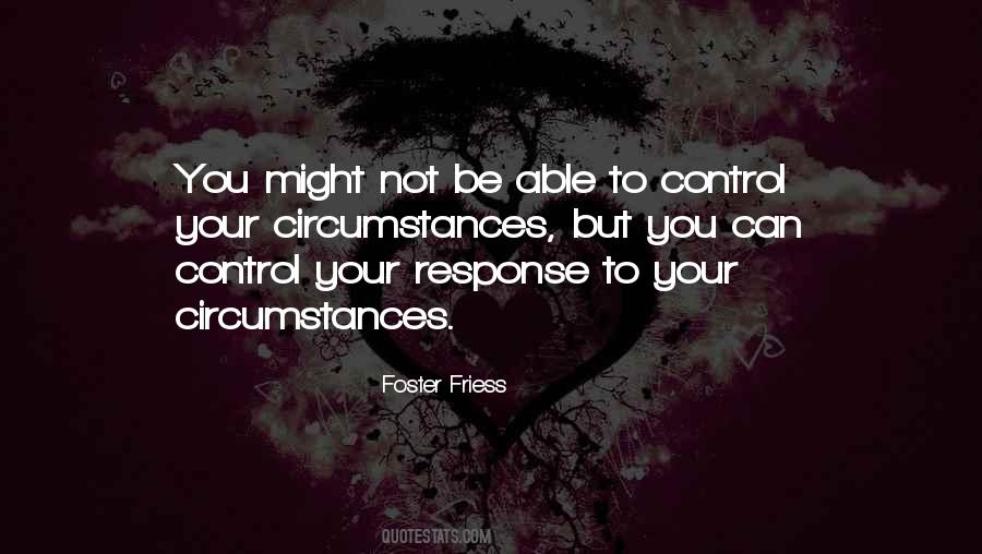 Control Your Response Quotes #943660