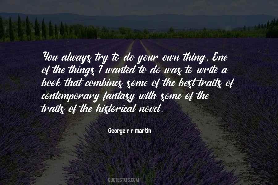 Write Your Own Book Quotes #164701