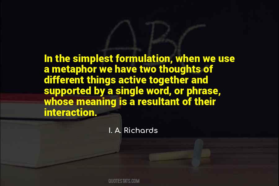 Single Meaning Quotes #1641490