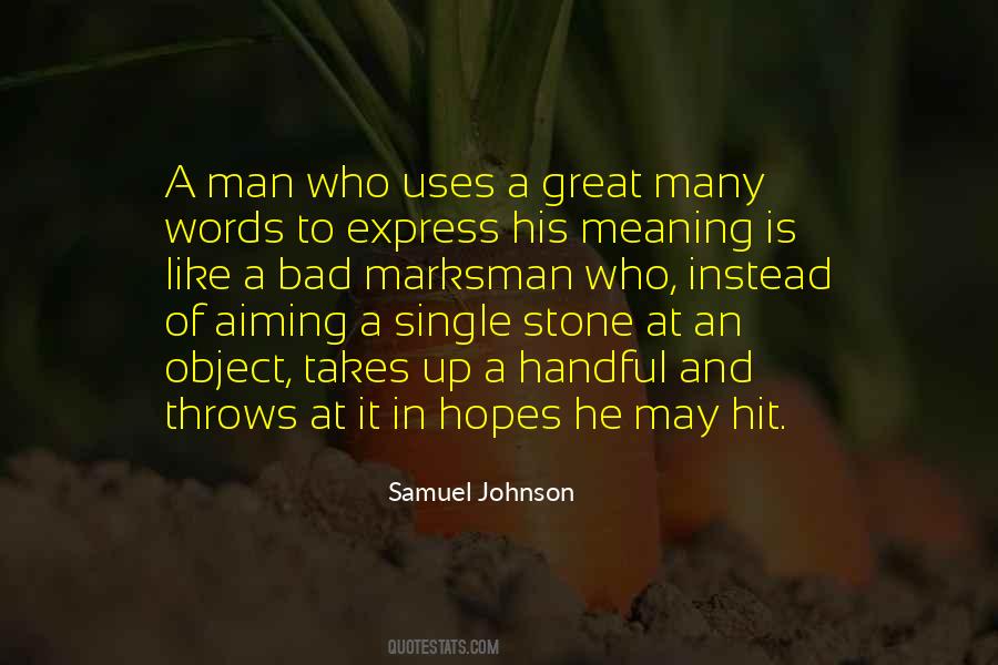 Single Meaning Quotes #1758658