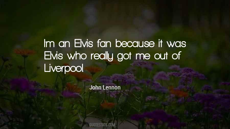 John Lennon Elvis Quotes #1286436
