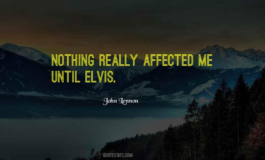 John Lennon Elvis Quotes #1341215