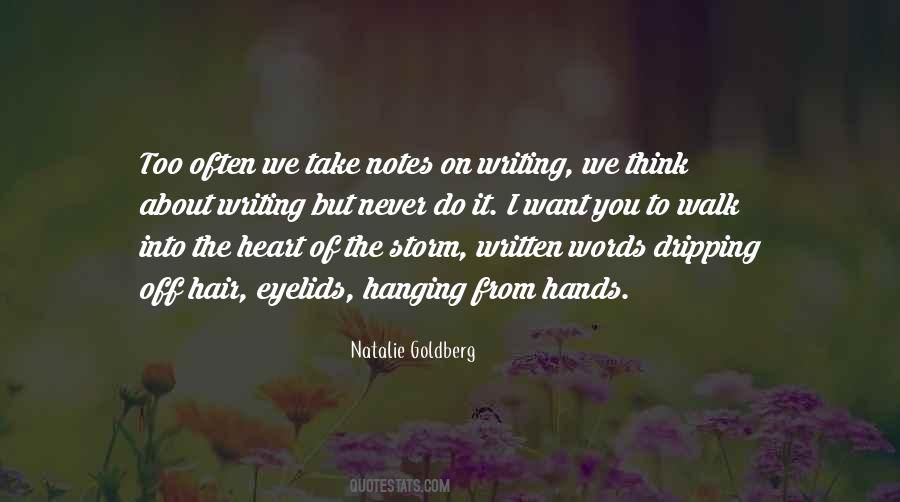 Quotes About Written Notes #162040