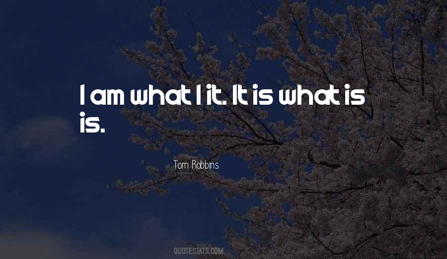 What Is Is Quotes #1655822