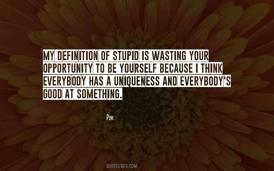 Definition Of Stupid Quotes #817867