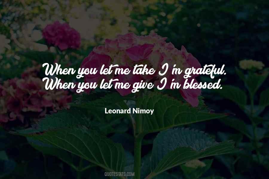 Grateful Blessed Quotes #537021