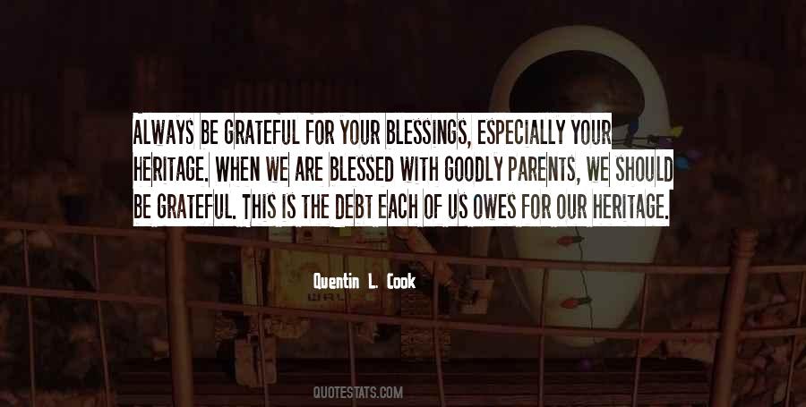 Grateful Blessed Quotes #690065