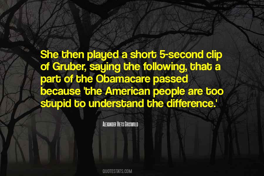 Stupid American Quotes #298822