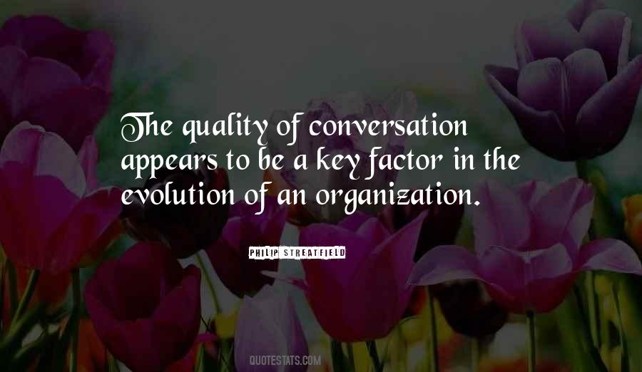 Organization Is Key Quotes #24503