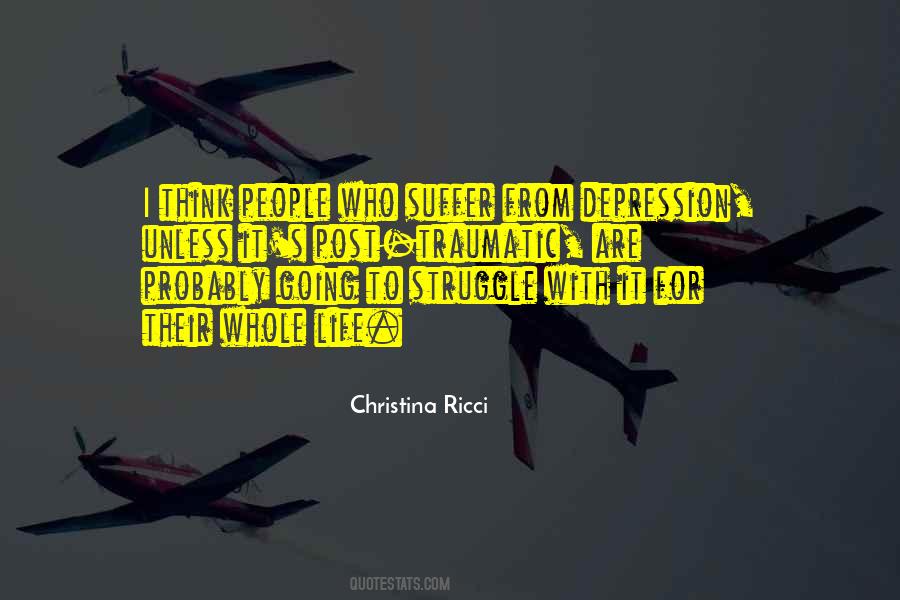 Struggle With Depression Quotes #1407013