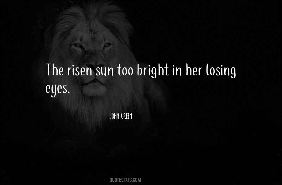 Quotes About The Sun In My Eyes #99194