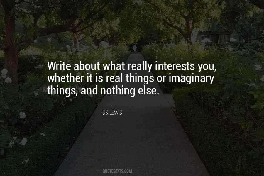 Quotes About Imaginary Things #1205372