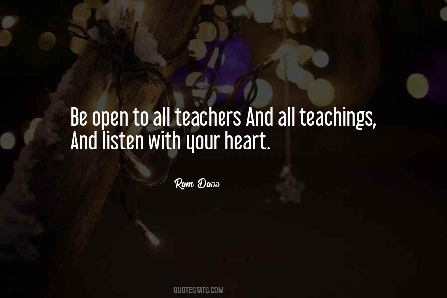 Teacher Heart Quotes #1762375