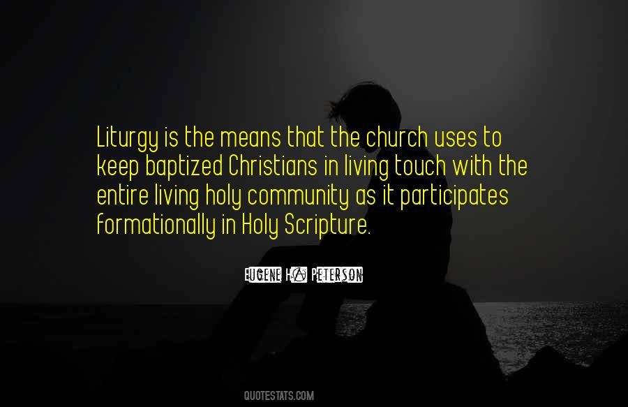 Quotes About The Liturgy #1078452