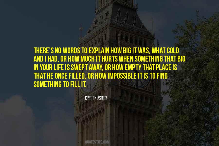 Empty And Cold Quotes #1632845