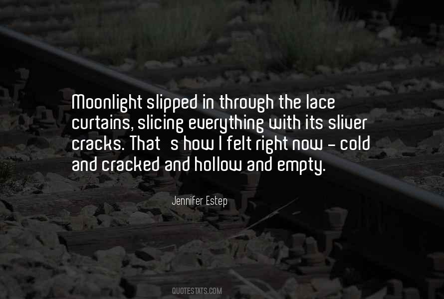 Empty And Cold Quotes #213504