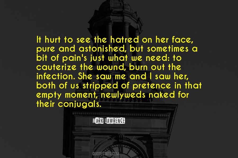 Empty And Hurt Quotes #1495353