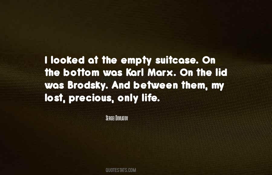 Empty And Lost Quotes #990542