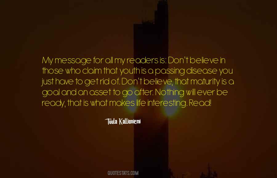Have A Goal In Life Quotes #1843125