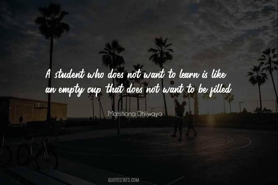 Empty Cup Quotes #1735615