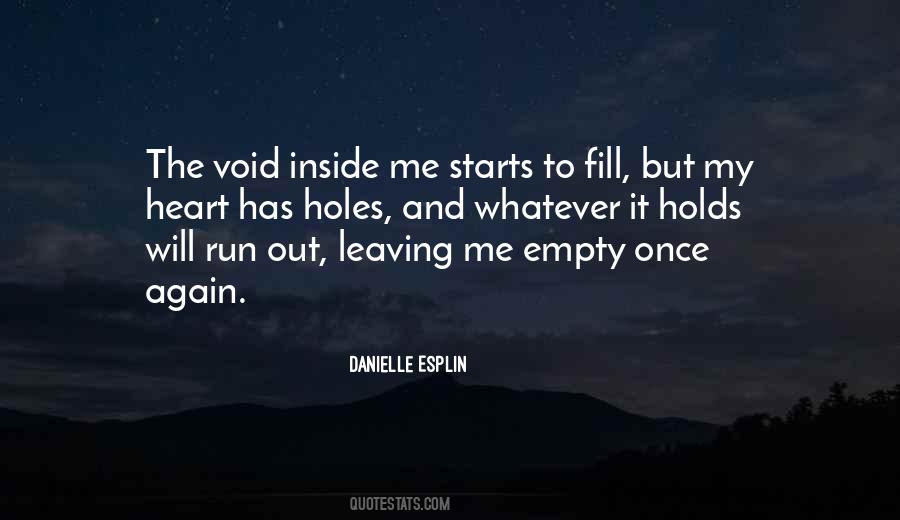 Empty On The Inside Quotes #280552